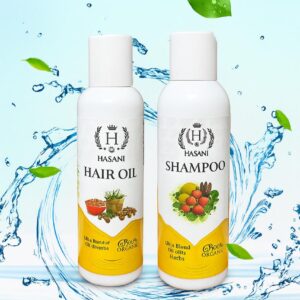 Herbal Hair Oil & Shampoo – Natural Hair Growth & Dandruff Care