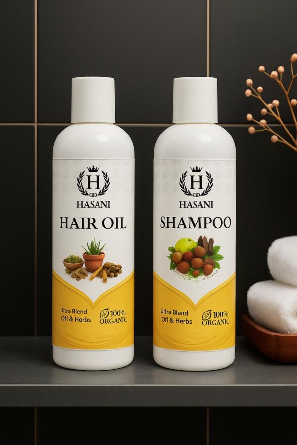 Herbal Hair Oil & Shampoo – Natural Hair Growth & Dandruff Care - Image 2